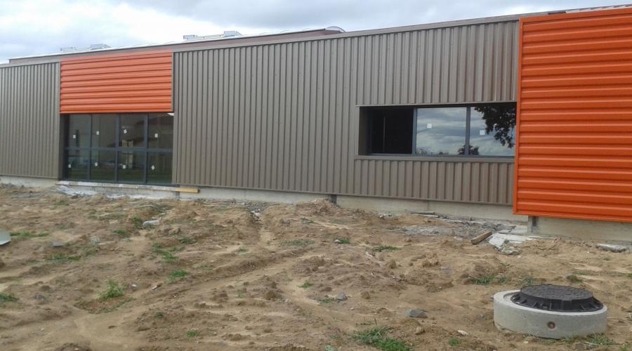 Montage des murs en bardage